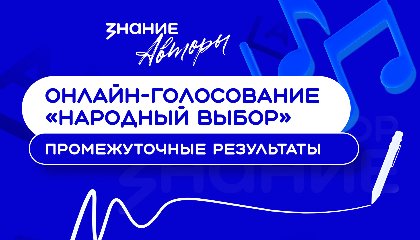 Объявлены промежуточные результаты народного голосования конкурса Знание.Авторы