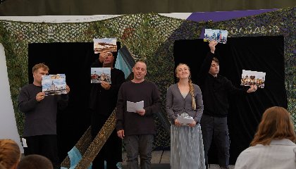 Искусство и безопасность: Общество «Знание» организовало для юнармейцев уникальную лекцию-обсуждение документальной драмы «Позывной Тишина»